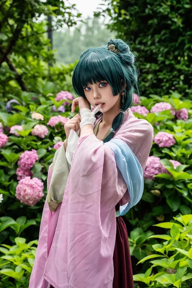 Amazon.co.jp: [BASETAKE] 薬屋のひとりごと コスプレ 猫猫 衣装